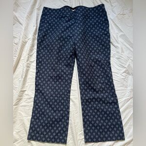 Tory Burch Oliana Wide Leg Cropped Pants SZ 14